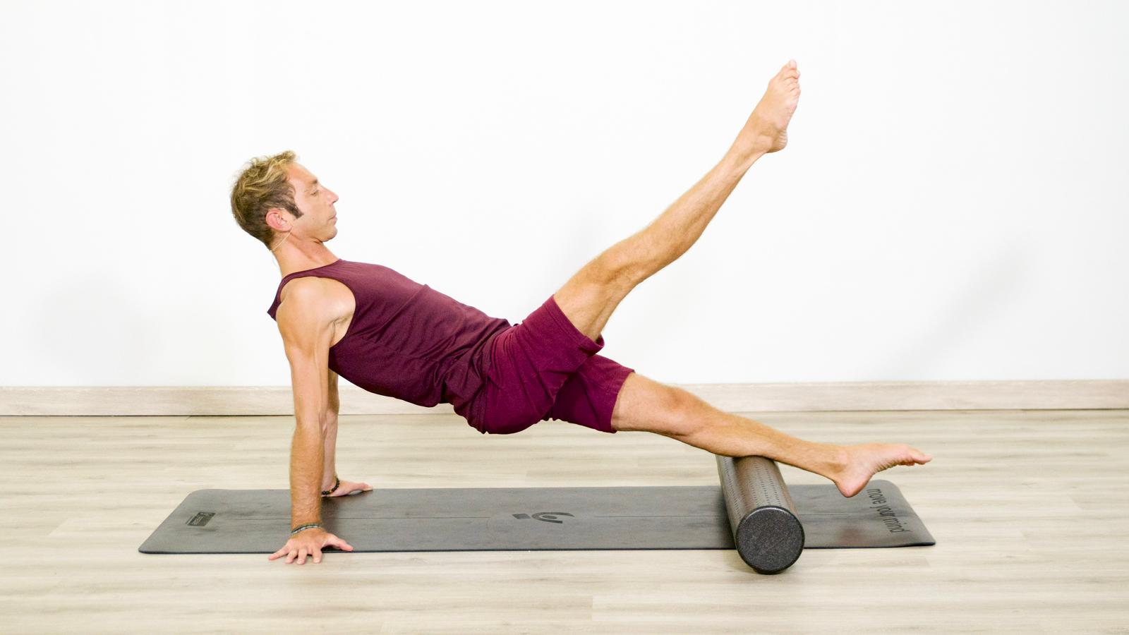 Allenamento con Foam roller per schiena e addome